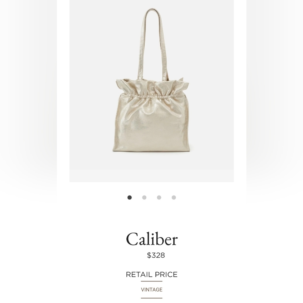 HOBO International Caliber in pearled silver metallic leather - Picture 2 of 16